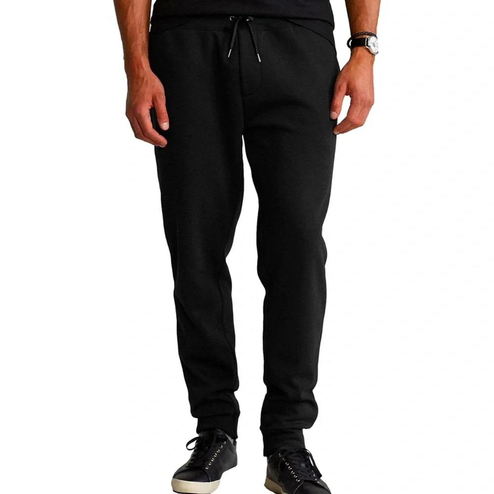 Polo Ralph Lauren Performance Double Knit Drawstring Jogger Pants Black Size 4XB